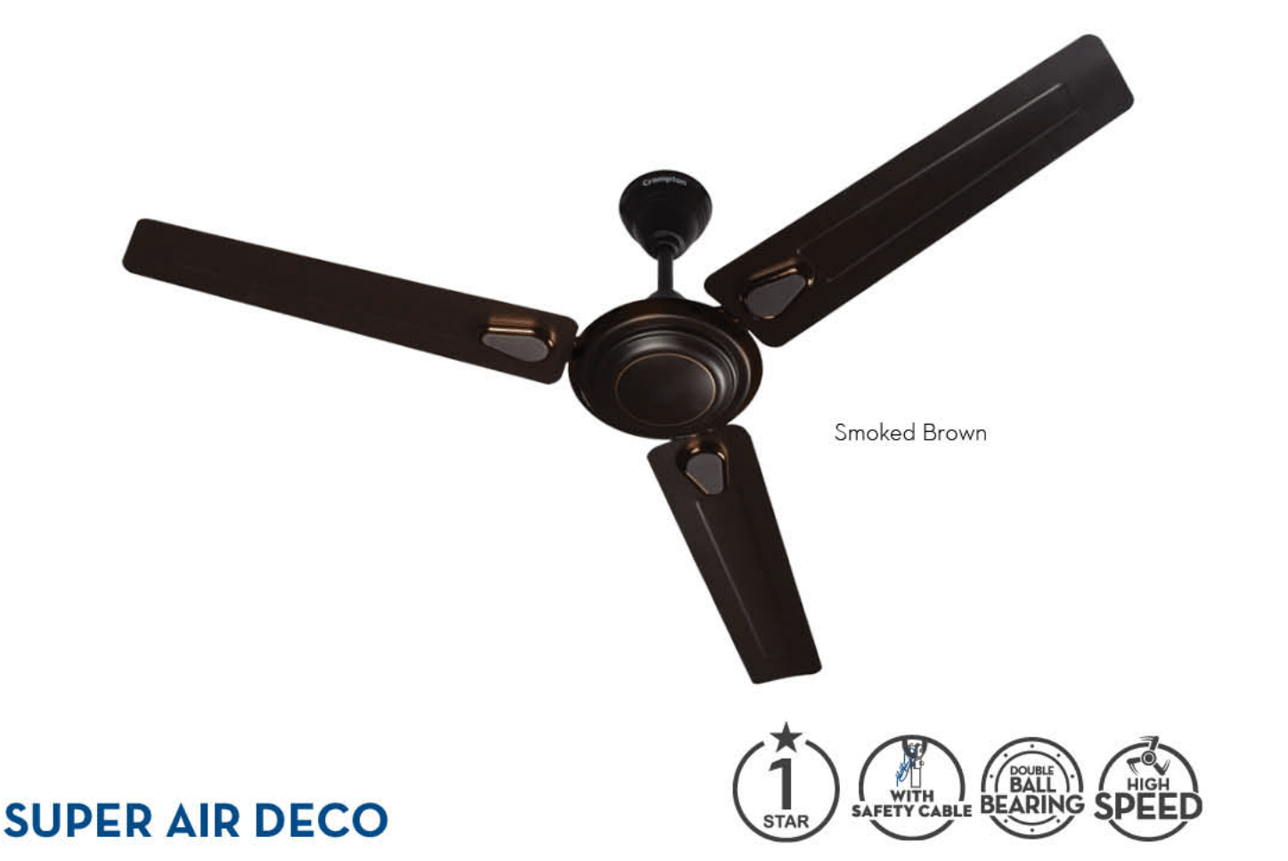 SUREBREEZE SUPER AIR DECO-SMOKED BROWN